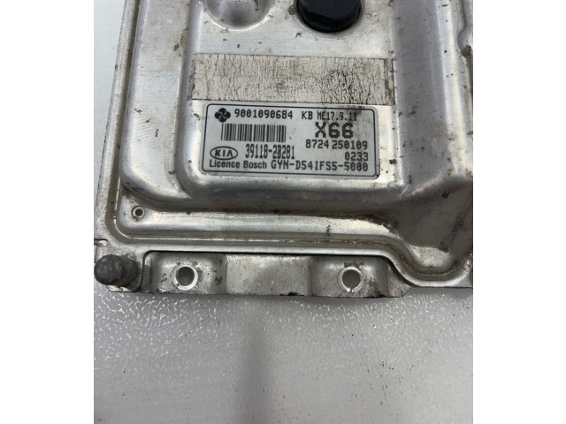 Блок управления двигателя 391182B281, 9001090684   KIA Venga