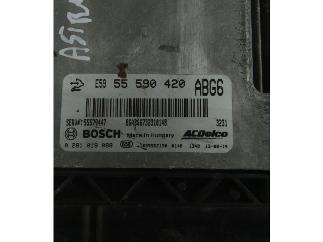 Řídící jednotka 55590420   Vauxhall Astra J 2010