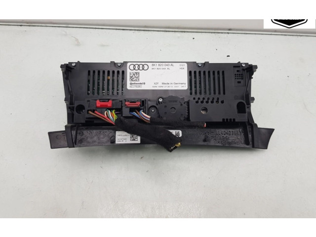 Блок управления климат-контролем 8K1820043AL, 8K1820043AK   Audi Q5 SQ5