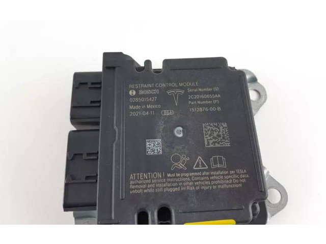 Блок подушек безопасности 151287600B, 1512876-00-B Tesla Model 3