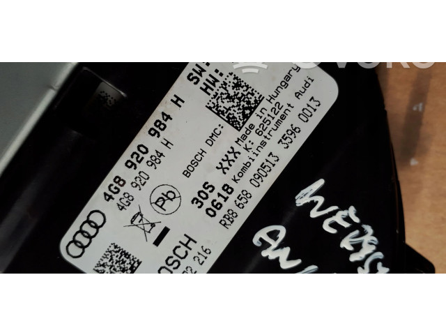 Панель приборов 4G8920984H Audi A7 S7 4G