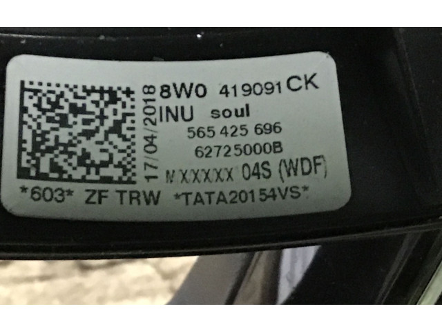 Руль Audi A3 S3 8V 2013 - 2019 года 8W0419091CK