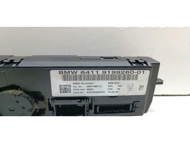 Řídící jednotka 9199260, 64119199260   BMW 1 E82 E88 2010