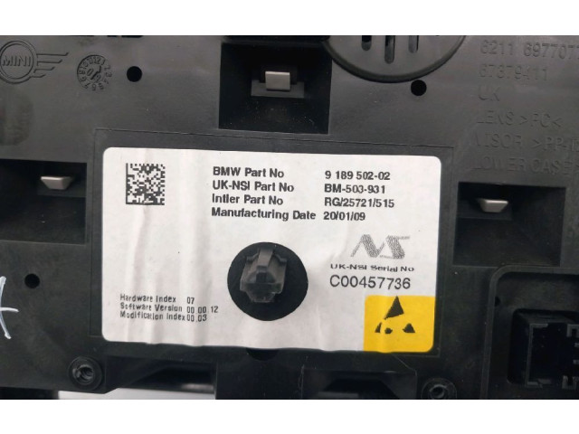 Панель приборов 62109232427, 62109232427 Mini One - Cooper Coupe R56