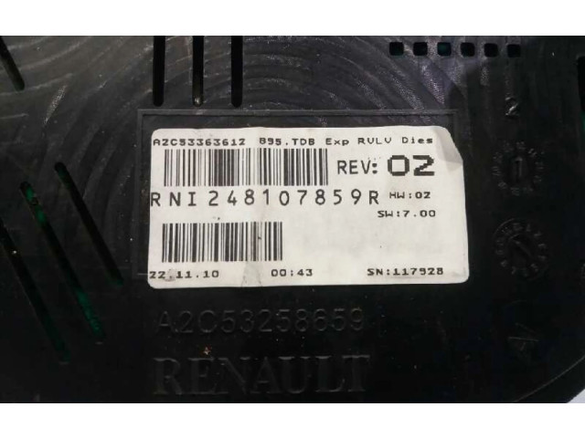 Přístrojová deska Renault Megane III 2011 248107859R, A2C53363612