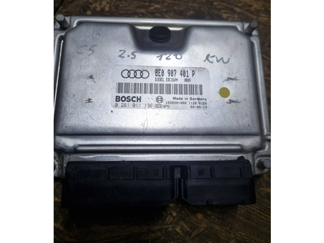 Řídící jednotka 8E0907401P, 1039S01060 Audi A6 S6 C5 4B 1997