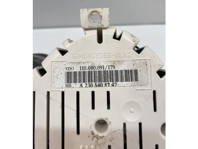 Přístrojová deska Mercedes-Benz SL R230 2006 A2305400023, A2305408747