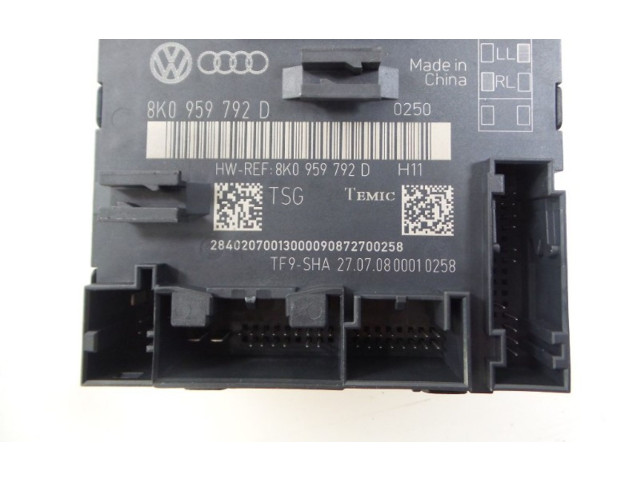 Блок управления 8K0959792D, 8K0959792D Audi A4 Allroad