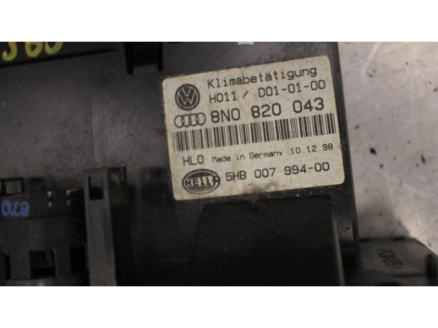 Блок управления климат-контролем 8N0820043, 5HB00799400   Audi TT Mk1