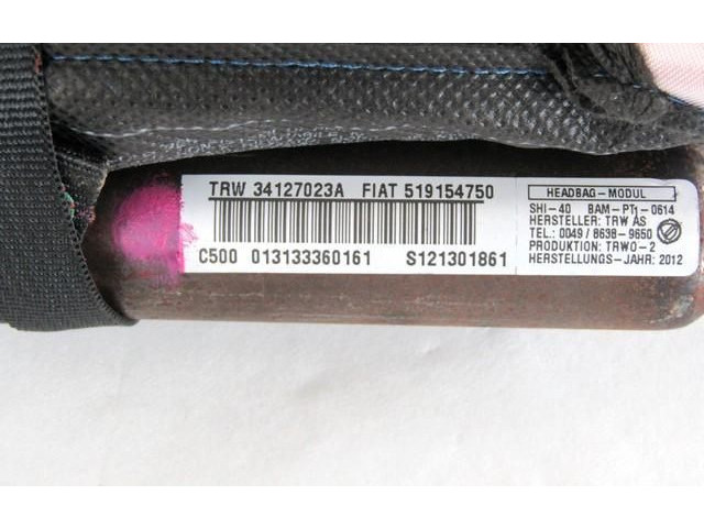Боковая подушка безопасности 519154750   Fiat Punto (199)