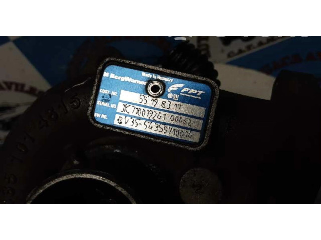 Turbodmychadlo Турбина 55198317 Fiat Punto (199)