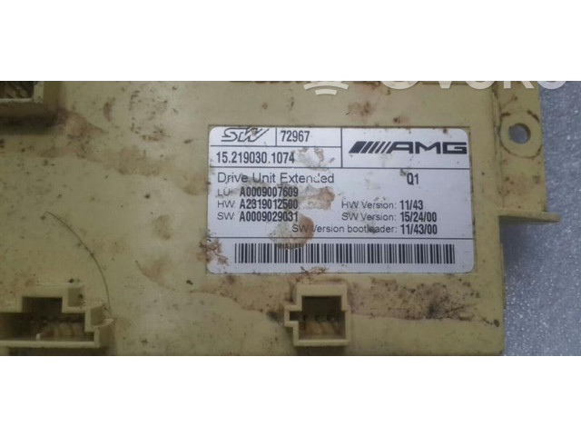 Блок управления A0009007609 Mercedes-Benz A W176