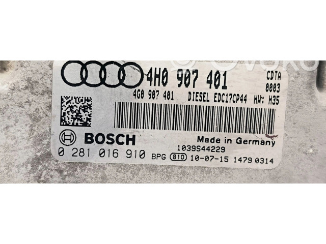 Řídící jednotka 4H0907401   Audi A8 S8 D4 4H 2010