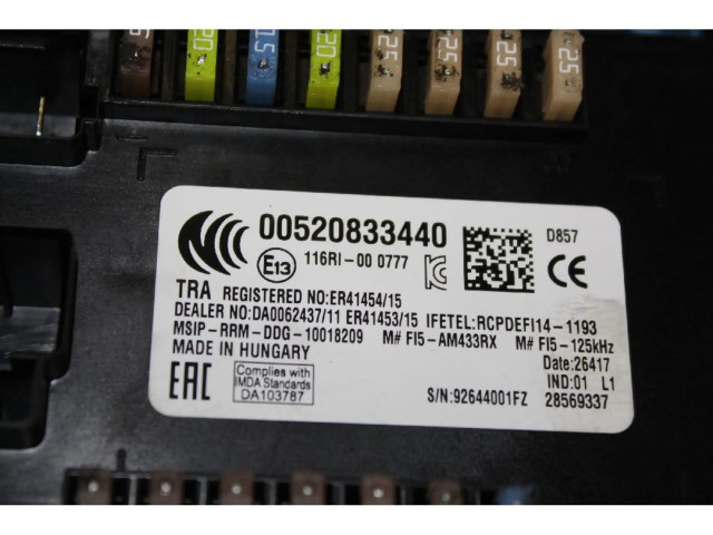 Блок предохранителей    Fiat Tipo    