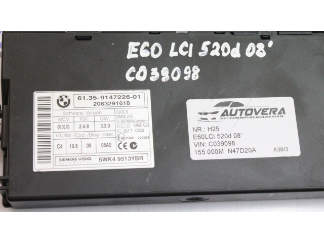 Řídící jednotka 7812500 BMW 5 E60 E61 2008