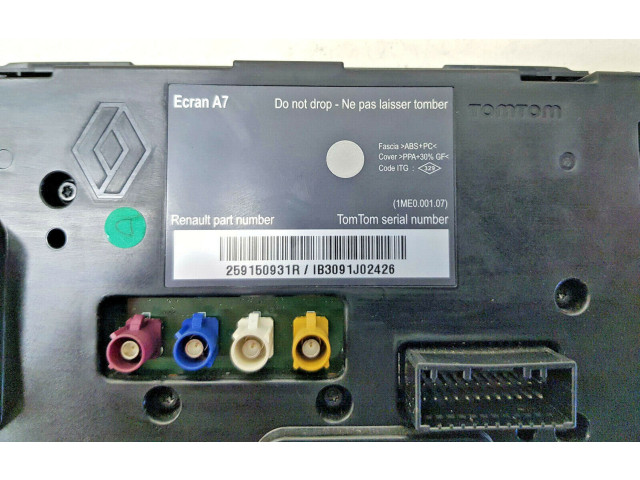 Дисплей 259150931R, nr4798 Renault Megane III