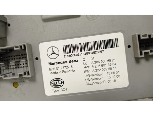 Pojistková skříňka A2059006921 Mercedes-Benz C W205 2015