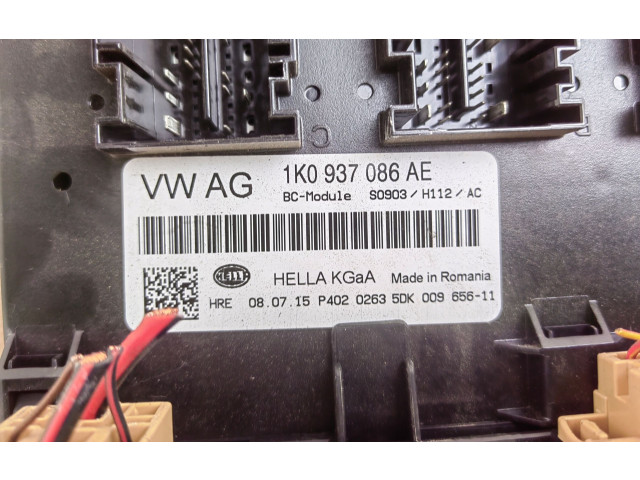 Блок комфорта 1K0937086, 1K0937086AE   Skoda Yeti (5L)   