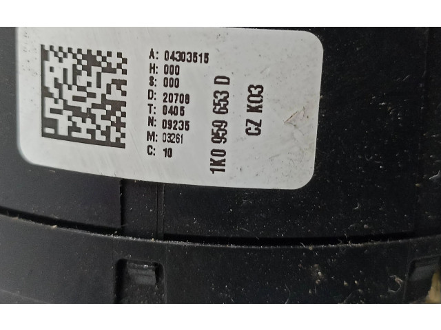 Подрулевой шлейф SRS 1K0959653D, CZK03   Audi A3 S3 8P