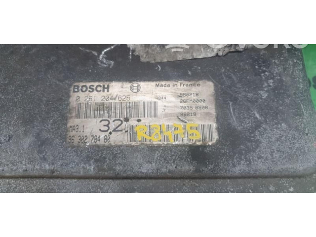 Řídící jednotka 0261204625, 9630278480 Peugeot 106 1997