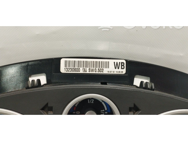 Přístrojová deska Opel Zafira C 2006 13230600