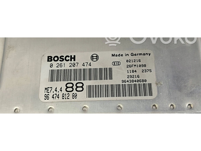 Řídící jednotka 9647481280 Peugeot 307 2003