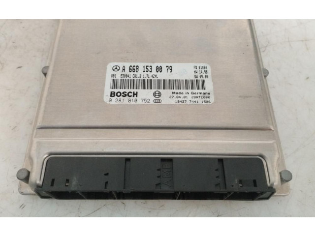 Блок управления двигателя A6681530079 Mercedes-Benz A W168
