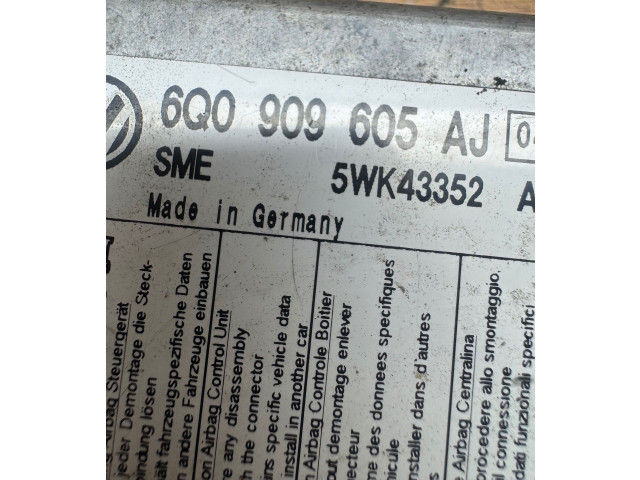 Блок подушек безопасности 6Q0909605AJ Volkswagen Caddy