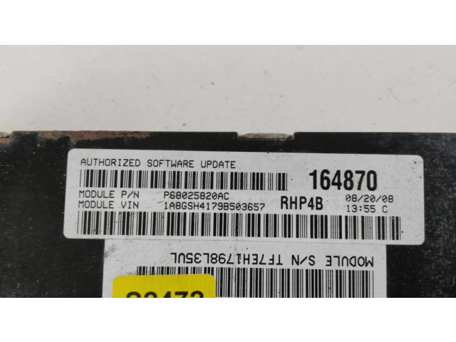 Řídící jednotka P68025820AC, 164870 Chrysler Town & Country V 2008