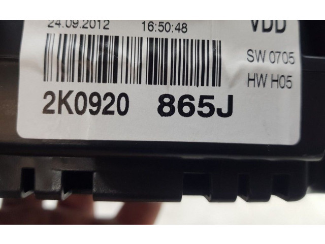 Панель приборов 2K0920865J, 2K0920865JX Volkswagen Caddy