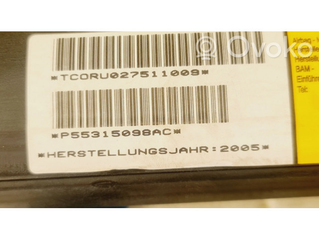 Боковая подушка безопасности P55315098AC, TCORU027511009   Jeep Cherokee