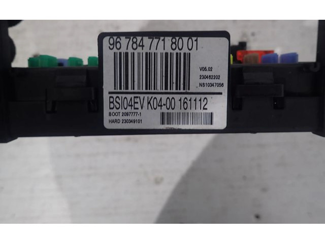 Pojistková skříňka 9807028580 Peugeot 5008 2012