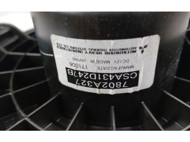 Вентилятор печки 7802A327 Mitsubishi Outlander