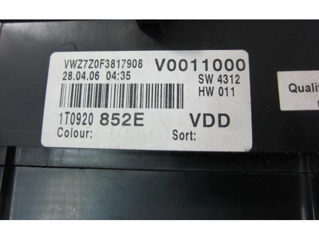 Панель приборов V0011000 Volkswagen Caddy