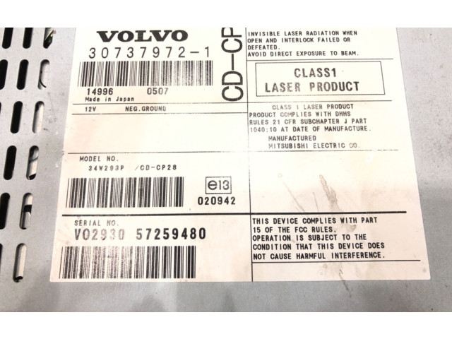 Радио/ проигрыватель CD/DVD / навигация 30737972   Volvo XC90