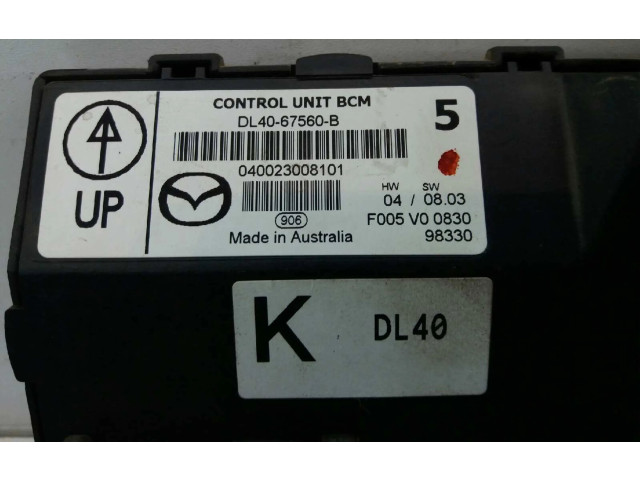 Řídící jednotka DL4067560B, F005V00830 Mazda 2 2009