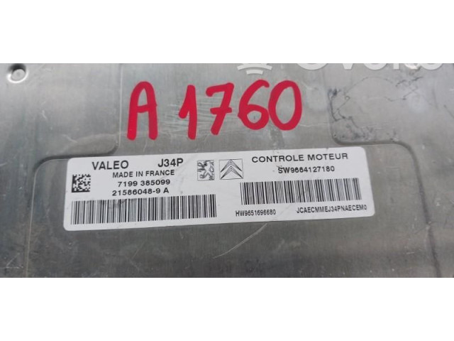 Řídící jednotka 215860489A.   Citroen C3 2003