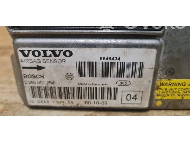 Блок подушек безопасности 8646434, 0285001254 Volvo S80