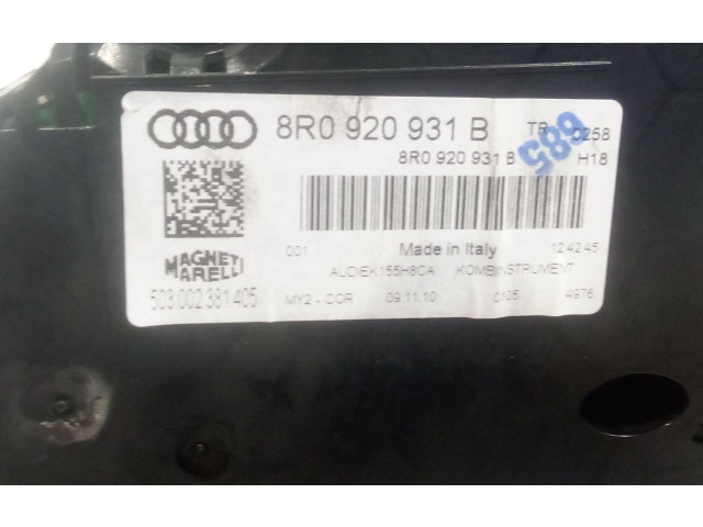Панель приборов 8R0920931b Audi Q5 SQ5