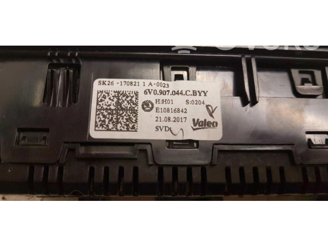 Блок управления климат-контролем 6V0907044C Skoda Fabia Mk3 (NJ)