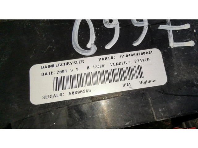Pojistková skříňka 04869200AM Chrysler Voyager 2002