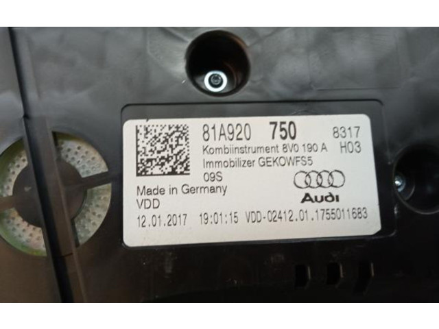 Панель приборов 81A920750, 44.000KM Audi Q2 -