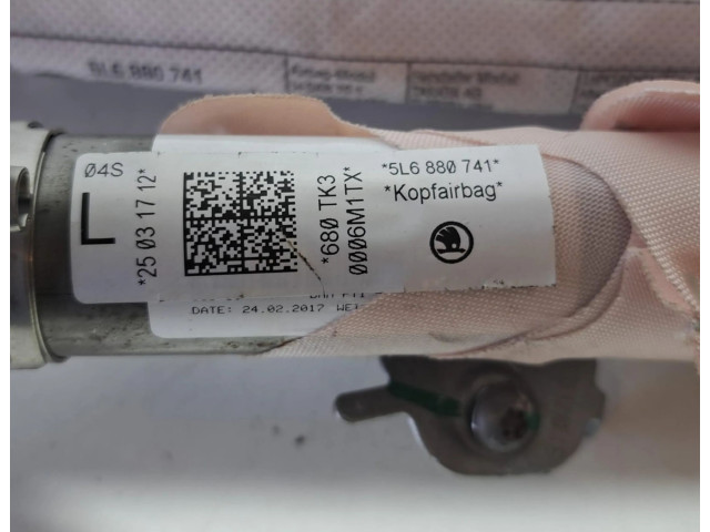 Подушка безопасности двери 5L6880741, 76551 Skoda Yeti (5L)