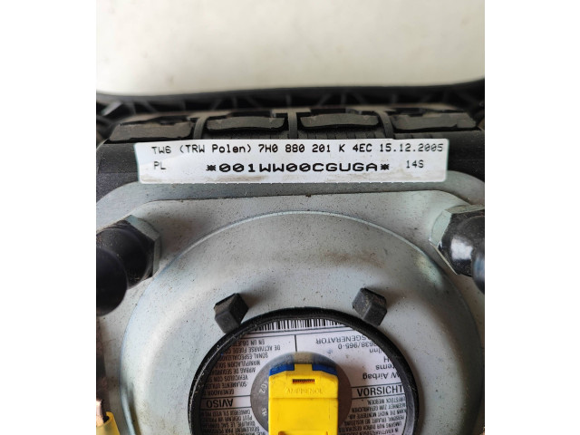 Подушка безопасности водителя 7H0880201K, 001WW00GGUGA Volkswagen Transporter - Caravelle T5