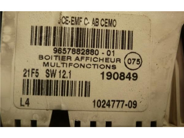 Поршень Блок управления навигации (GPS) 9657882880 Citroen C4 I