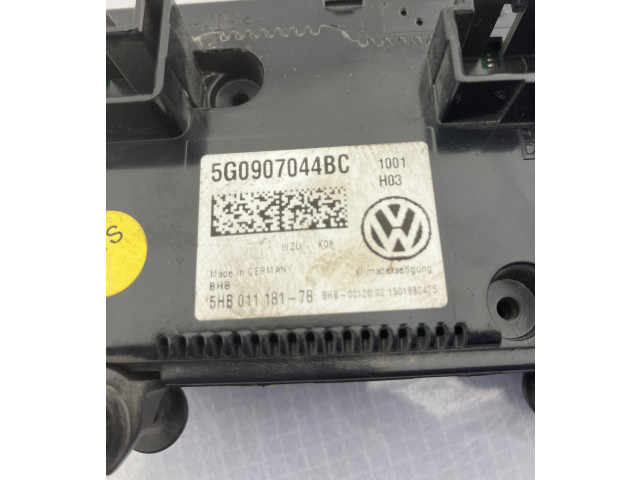 Блок управления климат-контролем 5G0907044BC, 5HB01118178 Volkswagen Golf VII