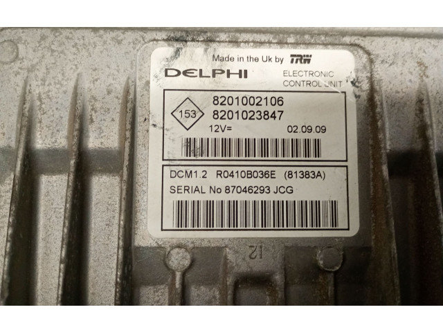 Блок управления двигателя 8201002106, R0410B036EDELPHI   Dacia Logan Pick-Up