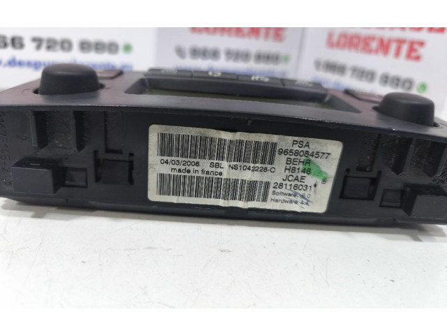 Блок управления климат-контролем 9658084577 Citroen C4 I