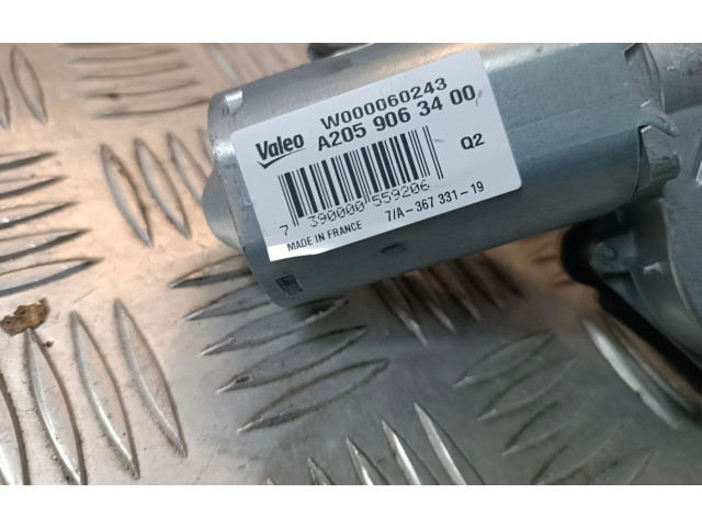 Моторчик заднего дворника A2059063400, W000060243    Mercedes-Benz C W205