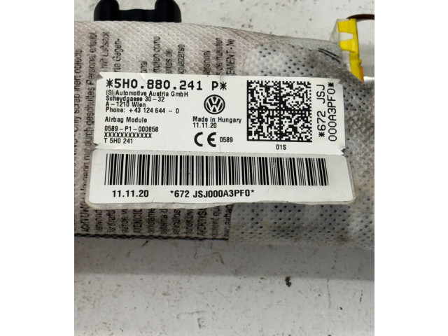 Подушка безопасности в сиденье 5H0880241P, 43124644   Volkswagen Golf VIII